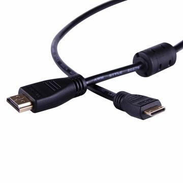 Flaxes FMH-03 Mini Hdmi to Hdmi 3MT 1,4Vr Altın Uç %100 Bakır Blister Kutu