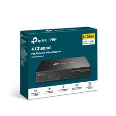 TP-LINK VIGI NVR1004H-4P 4 Kanal PoE+ Ağ Video Kaydedici