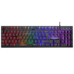 Everest KB-24 Siyah Rainbow Q Membrane Oyuncu Klavyesi