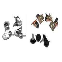 AA-TKR5525-A-PS Tekerlek Grubu, 1 set 4 ad, 2ad frenli, 2 ad Frensiz