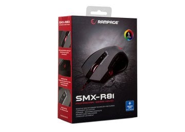 Rampage SMX-R81 Sniper Tuşlu USB Siyah 3000dpi RGB Gaming Mouse