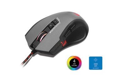 Rampage SMX-R81 Sniper Tuşlu USB Siyah 3000dpi RGB Gaming Mouse