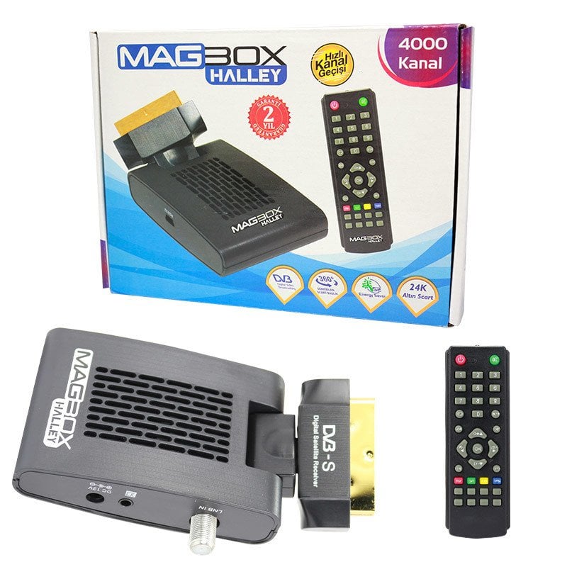 Magbox Halley Mini SD Scart Uydu Alıcısı