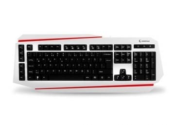 Everest Rampage KB-R02 Beyaz/Kırmızı USB Q Multimedia Makrolu Klavye
