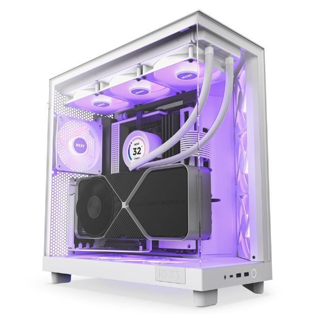 CC-H61FW-R1 H6 Flow RGB Beyaz ATX Mid Tower Kasa
