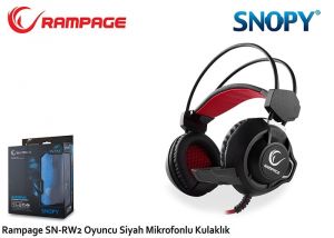 Rampage Sn-Rw2 Calibre Gaming Kulaklık - Led Işıklı Oyuncu Mikrofonlu Kulaklık