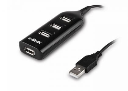 S-link SL-490 4 Port Usb 2.0 Siyah Usb Çoğaltıcı