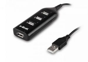 S-link SL-490 4 Port Usb 2.0 Siyah Usb Çoğaltıcı