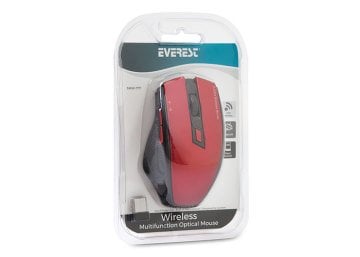 Everest SMW-777 Usb Kırmızı 2.4Ghz Optik Wireless Mouse