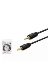 HADRON HDX1030 3.5MM (M) TO 3.5MM (M) KABLO 2LINE GOLD 3M SİYAH
