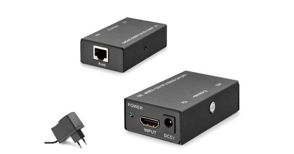 HADRON HDX1342 HDMI EXTENDER 60M SİYAH