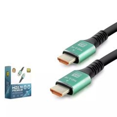 HADRON HDX2046 HDMI (M) TO HDMI (M) KABLO PVC 8K 60HZ 2.1V OPTIC OD8.0 5M SİYAH