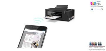 Epson Ecotank L3060 Tarayıcı Fotokopi Wifi Tanklı Yazıcı C11CG50401...Düşük Baskı Maliyetli Mobil Baskıya Uygun Çok Uzaklardan Baskı Olanağı Sağlayan Epson Email Print Teknolojili Kullanıcı Dostu Epson Tanklı Yazıcı