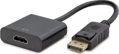 HADRON HDX7767 DISPLAY (M) TO HDMI (F) ÇEVİRİCİ 4K 30HZ SİYAH