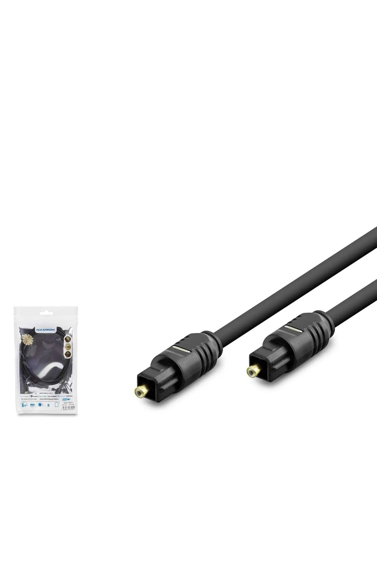 HADRON HDX7805 FIBER OPTICAL KABLO PVC 1.5M SİYAH