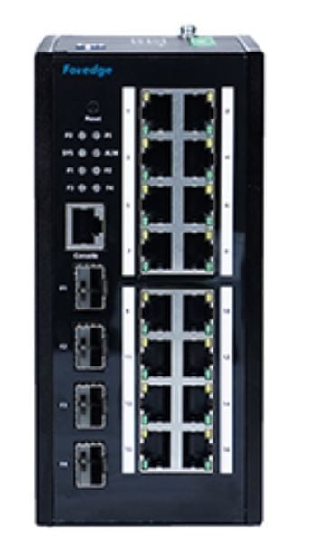 IS1016GPS-4F Industrial Gigabit 16plus4 Port Managed PoE Switch