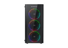 Xigmatek DIAMOND Renkli Işıklı Power 600W Şeffaf Siyah ATX,U3x1-U2x2 Gaming Oyuncu Kasası