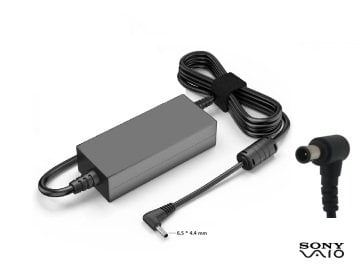 Compaxe CLS-102 Sony Vaio Notebook Şarj Adaptörü...19.5V 4.74A 90W 6.5*4.4 İğneli Yuvarlak L Uçlu Kolay Taşınır Tasarımlı Güvenli Hızlı Şarj Sağlayan Yüksek Verimli Sony Vaio Adaptör(nba82)