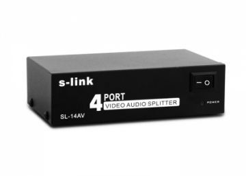 S-Link SL-14AV 4Lü AV Splitter