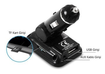 S-Link SL-BT233 MP3 USB/TF/AUX-IN Bluetooth Fm Transmitter