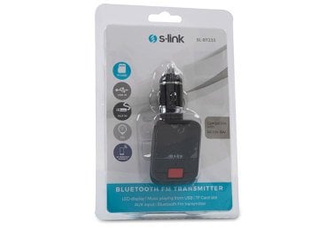 S-Link SL-BT233 MP3 USB/TF/AUX-IN Bluetooth Fm Transmitter