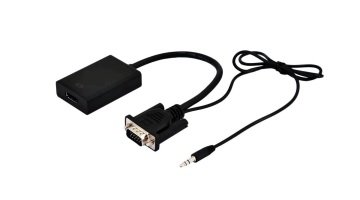 Fully vga to Hdmi Full Hd HDCP Görüntü ve Ses Çevirici Adaptör