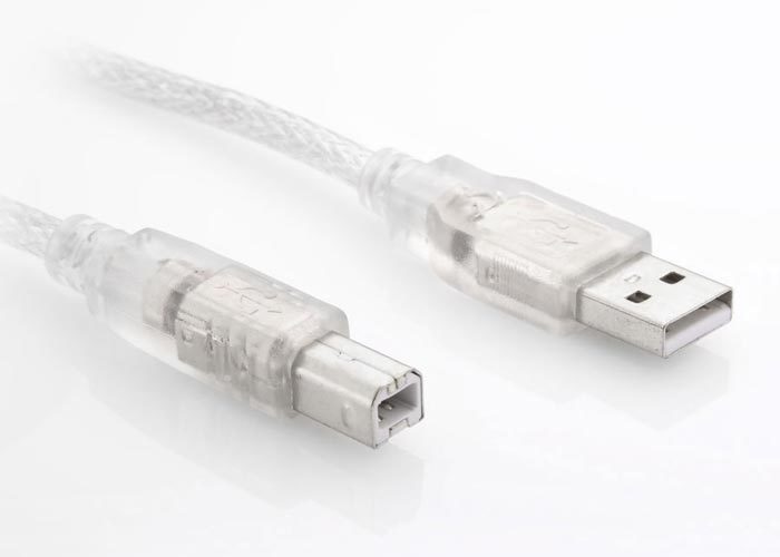 S-Link SL-U2005 Usb 2.0 5m Şeffaf Yazıcı Kablosu