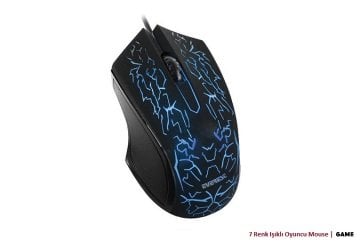 Everest SM-68X Usb Siyah 7 Renk Aydınlatmalı Oyuncu Mouse - Fiyat Performans Ürünü