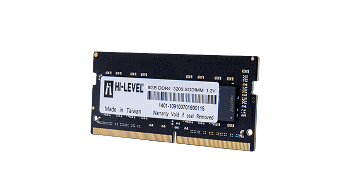 HI-LEVEL 8GB DDR4 3200Mhz CL22 SODIMM 1.2V HLV-SOPC25600D4/8G