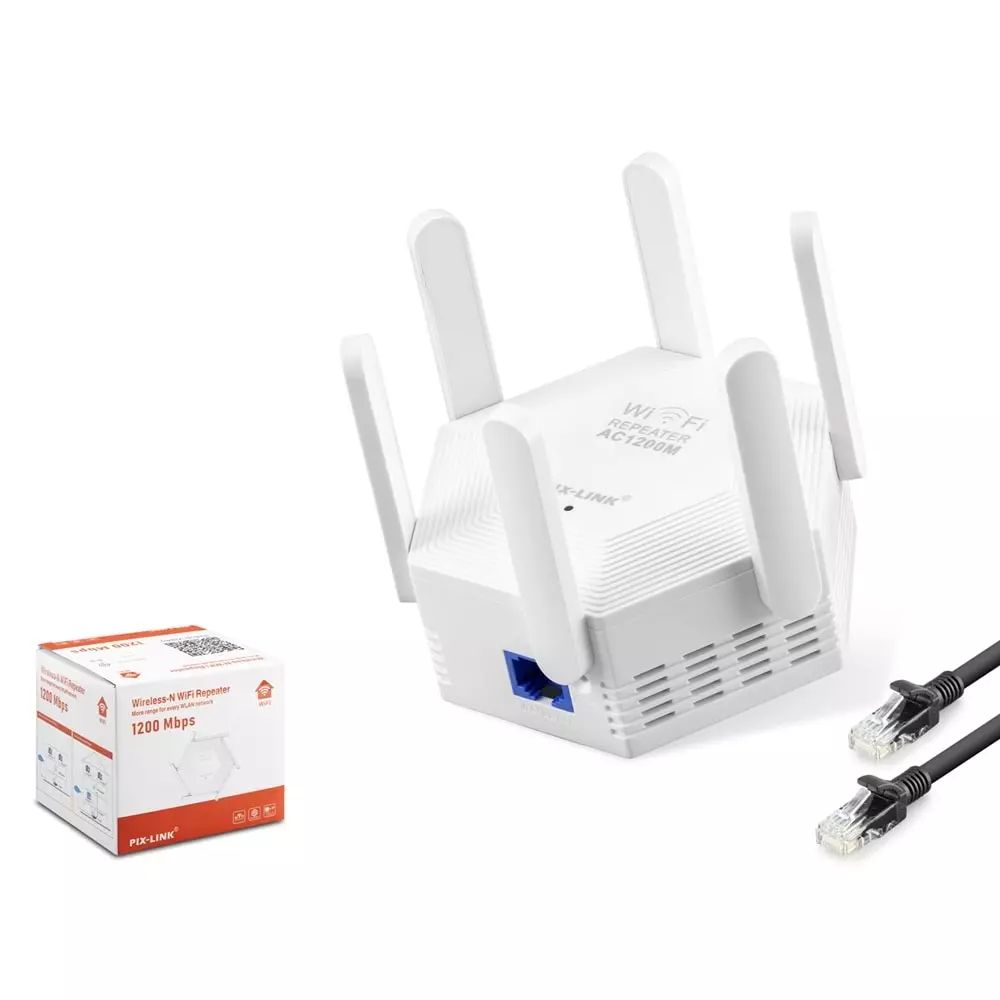 PIX-LINK WR56T WIFI REPEATER 1200Mbps BEYAZ