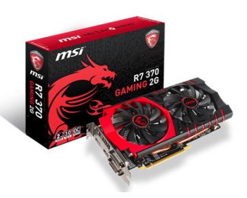 MSI R7 370 Gaming 2GB GDDR5 256Bit 2Dvi Hdmi Dp