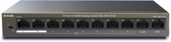 TEF1110P-8-102W TEF1110P-8-102W 10 Port 10/100 PoE Switch 8+2 Uplink Port
