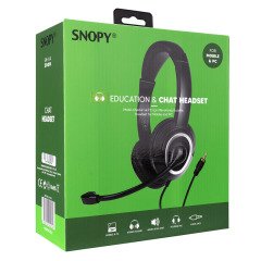 Snopy SN-X4 X-ZOOM Online Eğitim Destekli PC-Notebook-Telefon-Tablet Mikrofonlu Kulaklık
