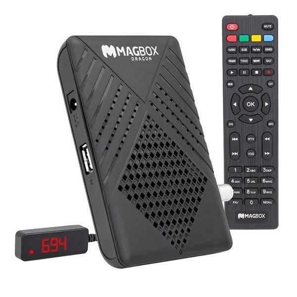 Magbox Dragon 4*1 HDMI SUPERPLUS TKGS'li Youtube Usb Mini Full HD Uydu Alıcısı