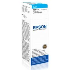 EPSON C13T66424A MAVİ MÜREKKEP KARTUŞ 70ML L550, L200, L220, L3557, L365