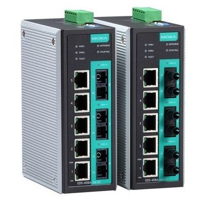 MOXA EDS-408A-3S-SC Managed Ethernet Switch