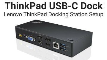Lenovo Thinkpad 40A90090EU ThinkPad USB-C Dock ( Shuko / European Standard Plug Type C )