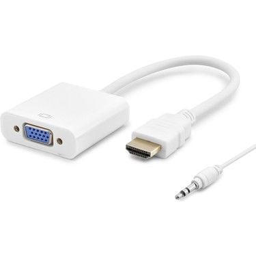 HADRON HDX2019 ÇEVİRİCİ HDMI TO VGA + SESLI