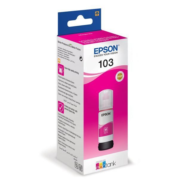 EPSON C13T00S34A (103) KIRMIZI MÜREKKEP KARTUŞ 65ML L5190, L3160, L3156, L3151, L3150, L3111, L3110, L1110