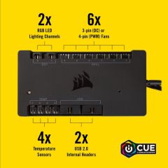CORSAIR CL-9011110-WW COMMANDER PRO FAN VE RGB KONTROLCU