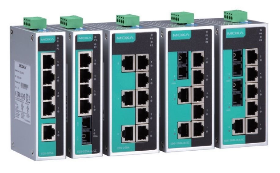 MOXA EDS-208A-SS-SC Unmanaged Ethernet Switch