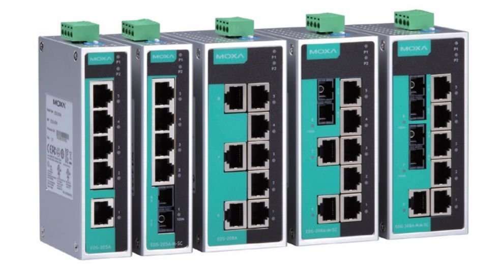 MOXA EDS-208A-SS-SC Unmanaged Ethernet Switch