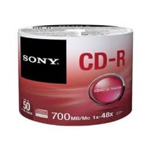 Orjinal Sony Boş CD-R 50'li Paket