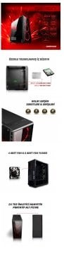 Rampage REDSKY Gaming Oyuncu Kasası - Midi Tower ATX Kasa