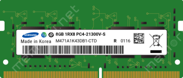 Samsung 1Rx8 PC4-2666V-SA1-11 NOTEBOOK RAM