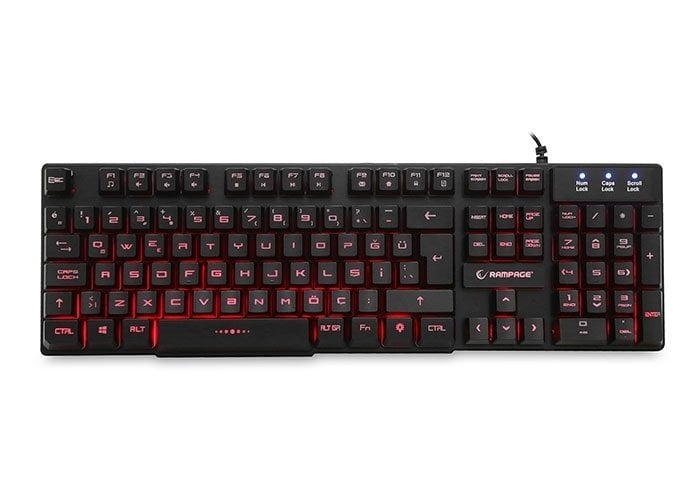 Everest Rampage KB-R55 Siyah Gaming Q Multimedia Klavye