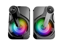 Mikado MD-BT28 5W+3W×2 BT,TF Card,USB, FM Radyo Siyah Led Işıklı Speaker