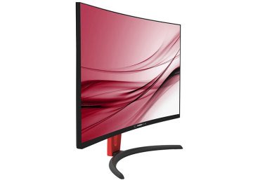 Rampage Curved Gaming Bright RM-68 Led Monitör 27 DVI+HDMI+DP+Audio Out Siyah