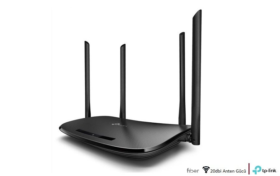 TP-Link Archer VR300 300mbps + 867mbps Dual Band AC1200 Wi-Fi 20db Anten 4 Port Vdsl2-Adsl2-Fiber Modem Router