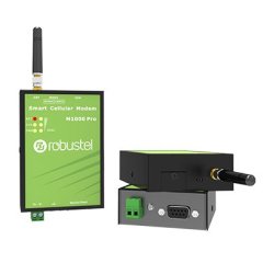 Robustel 3G Gateway, metal kasa, çift SIM, 1-port RS232/RS485, 850/900/1900/2100 MHz M1000-PUMTSB